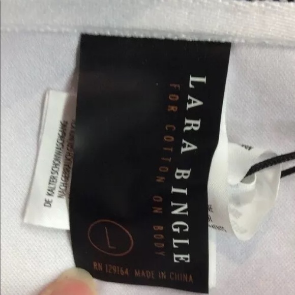 Lara Bingle Bikini Bandeau Top Size L Bottom XL - Picture 9 of 9